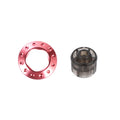 For IQOS ILUMA / Prime Electronic Cigarette Cap Rod Single Five Rings with Removal Tool to Replace The Color Cap(Rose Red Diamond)