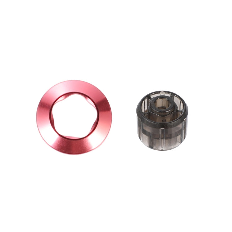 For IQOS ILUMA / Prime Electronic Cigarette Cap Rod Single Five Rings with Removal Tool to Replace The Color Cap(Rose Red Plain)