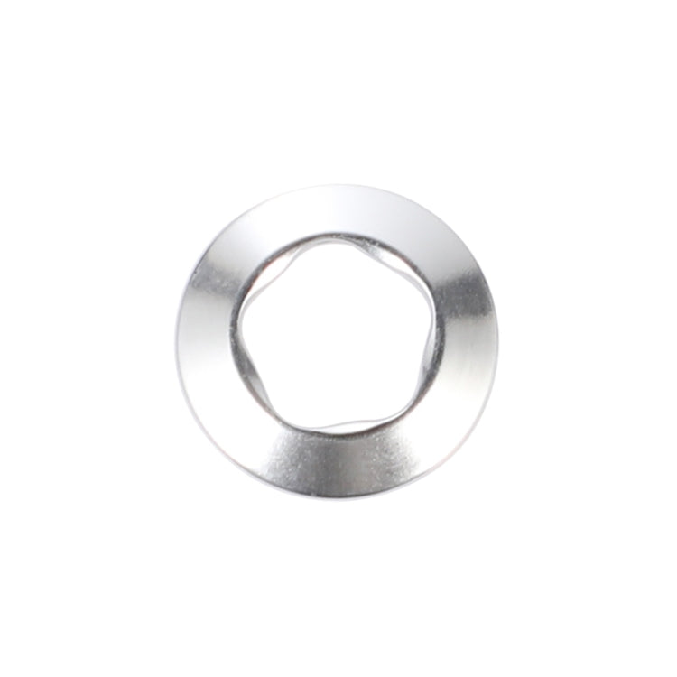 For IQOS ILUMA / Prime Electronic Cigarette Cap Rod Single Five Rings with Removal Tool to Replace The Color Cap(Silver Plain)