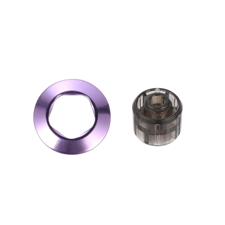 For IQOS ILUMA / Prime Electronic Cigarette Cap Rod Single Five Rings with Removal Tool to Replace The Color Cap(Purple Plain)