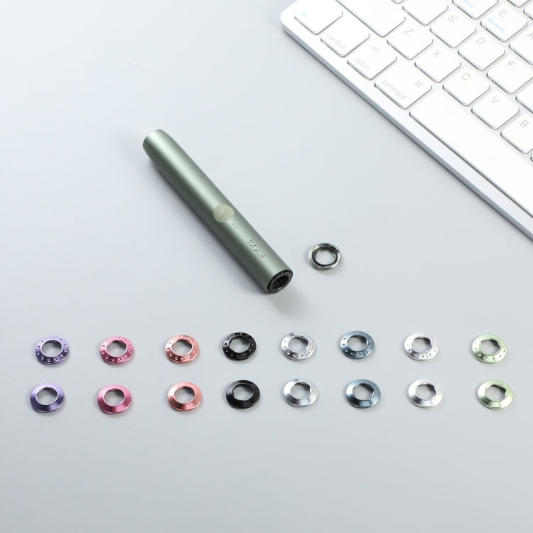 For IQOS ILUMA / Prime Electronic Cigarette Cap Rod Single Five Rings with Removal Tool to Replace The Color Cap(Rose Pink Plain)