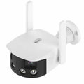Q38 WIFI Humanoid Recognition AI Alarm 180 Degree Dual 2MP IP Camera, Plug:UK Plug