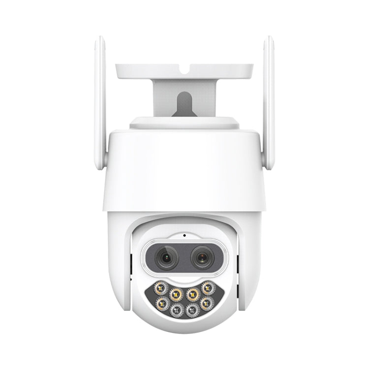 QX82 400W Dual Screen Dual Channel Synchronous Monitoring IP Camera, Plug:US Plug