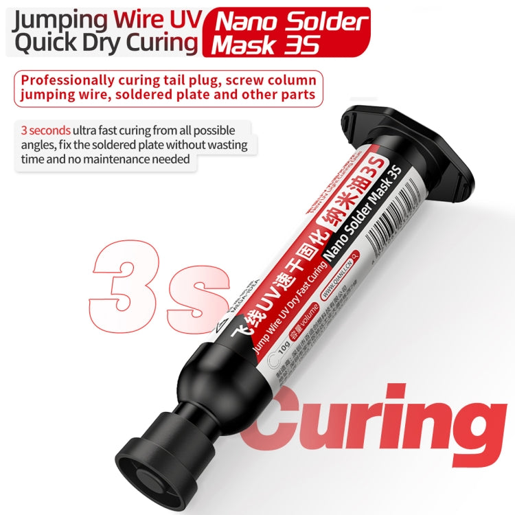 5pcs Qianli MEGA-IDEA Nano Solder Mask 3S Jump Wire UV Dry Fast Curing Glue
