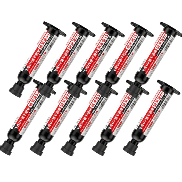 10pcs Qianli MEGA-IDEA Nano Solder Mask 3S Jump Wire UV Dry Fast Curing Glue