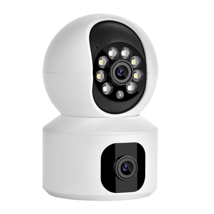 YT66 Dual 2MP Wireless Smart PTZ Camera, Plug:UK Plug