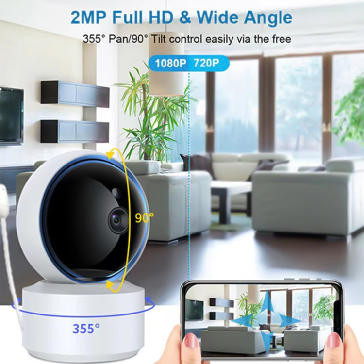YT50 3MP Smart WIFI PTZ Camera Baby Monitor, Plug:AU Plug