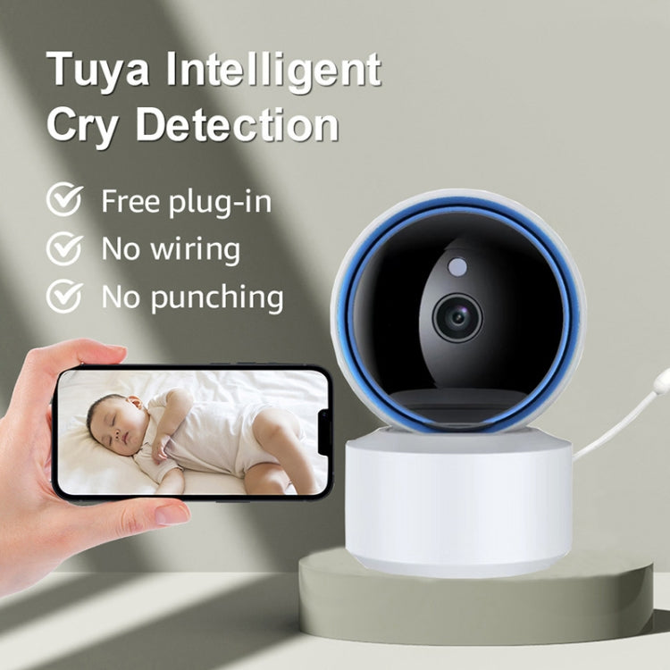 YT50 3MP Smart WIFI PTZ Camera Baby Monitor, Plug:US Plug