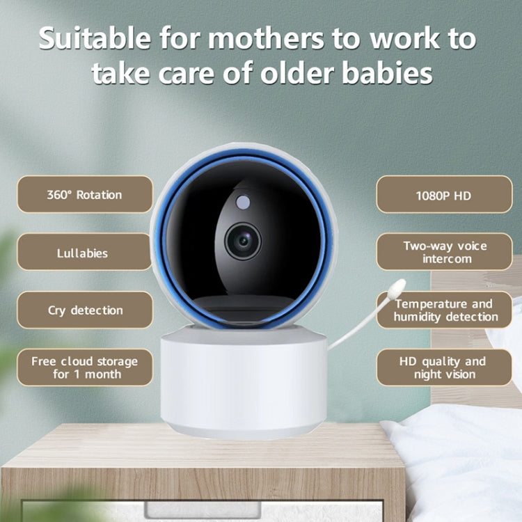 YT50 3MP Smart WIFI PTZ Camera Baby Monitor, Plug:US Plug