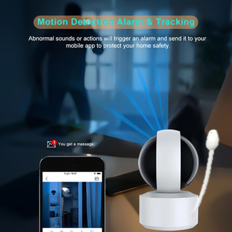YT50 3MP Smart WIFI PTZ Camera Baby Monitor, Plug:US Plug
