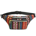 Outdoor Sports Bohemian Ethnic Style Fashion Waist Bag, Size:34x15cm(Style-E)