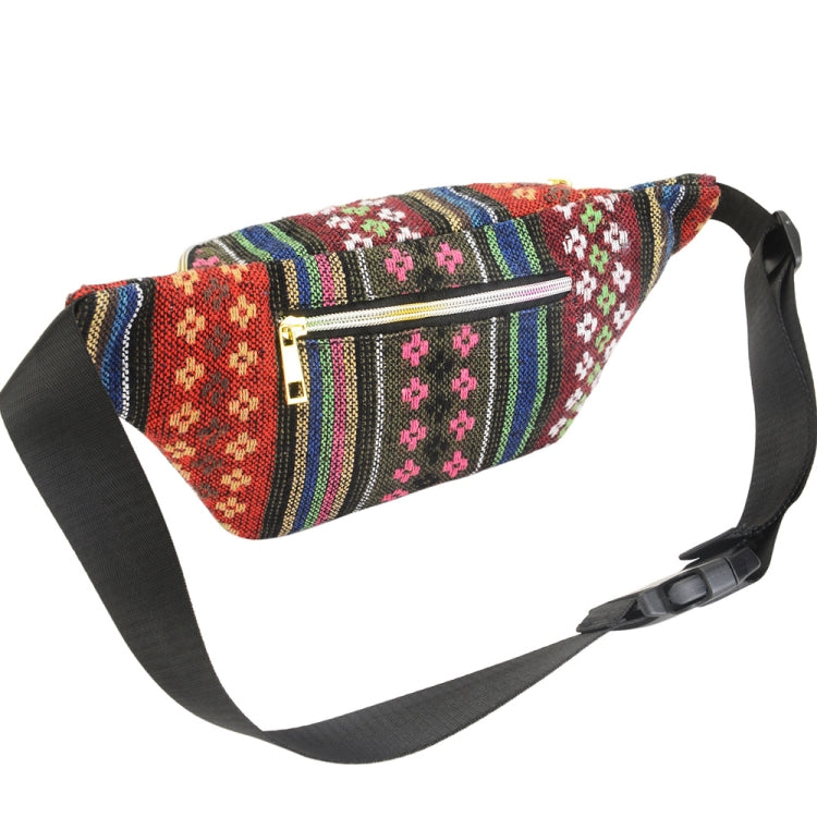 Outdoor Sports Bohemian Ethnic Style Fashion Waist Bag, Size:34x15cm(Style-B)