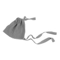 Elastic Fabric Newborn Baby Cute Cap with Strap(Grey)