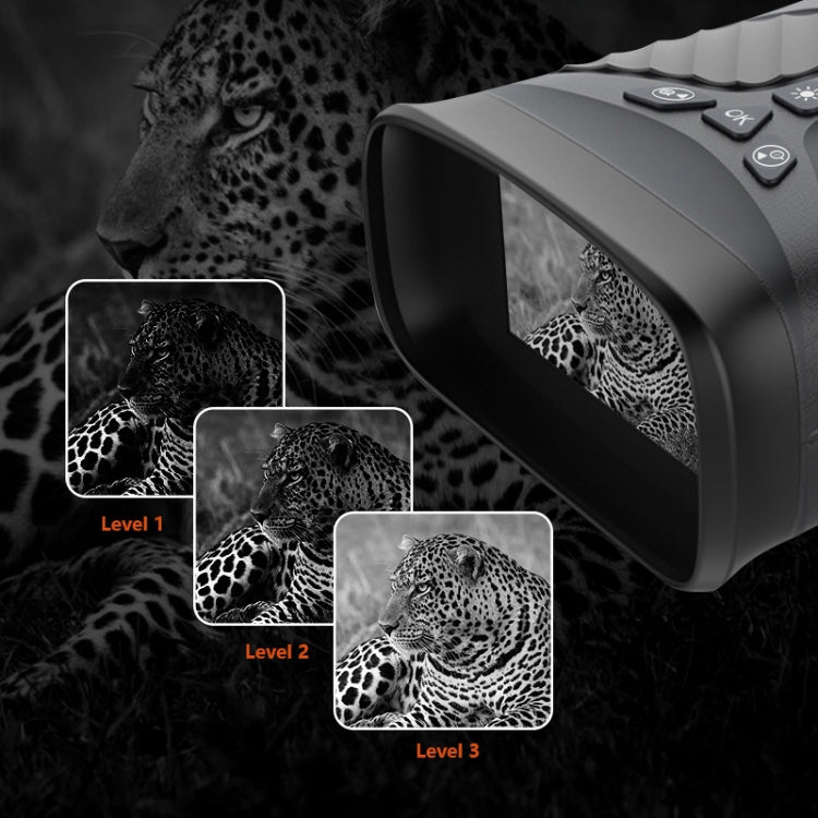 DT39 3 inch IPS Screen Binoculars Digital Binoculars Night Vision(Black)