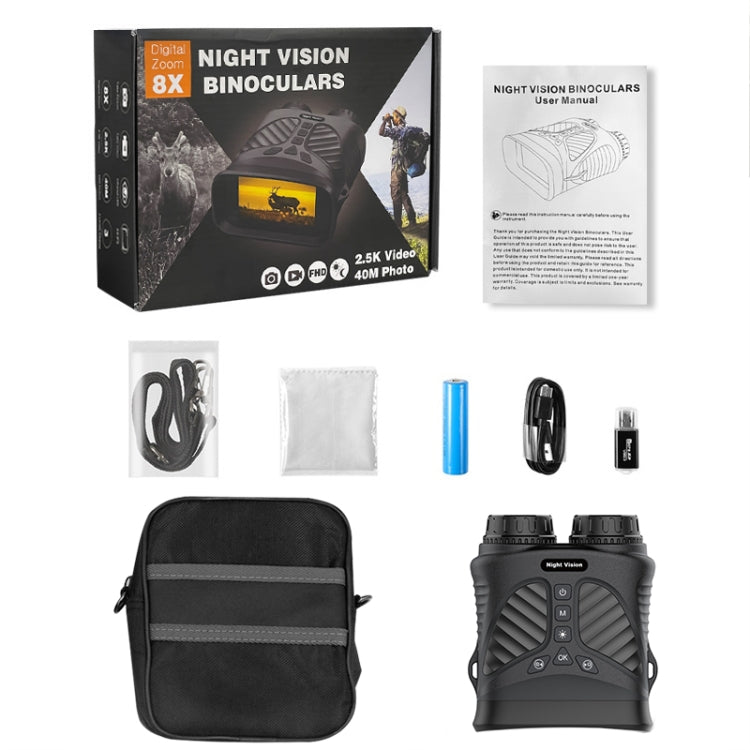 DT39 3 inch IPS Screen Binoculars Digital Binoculars Night Vision(Black)