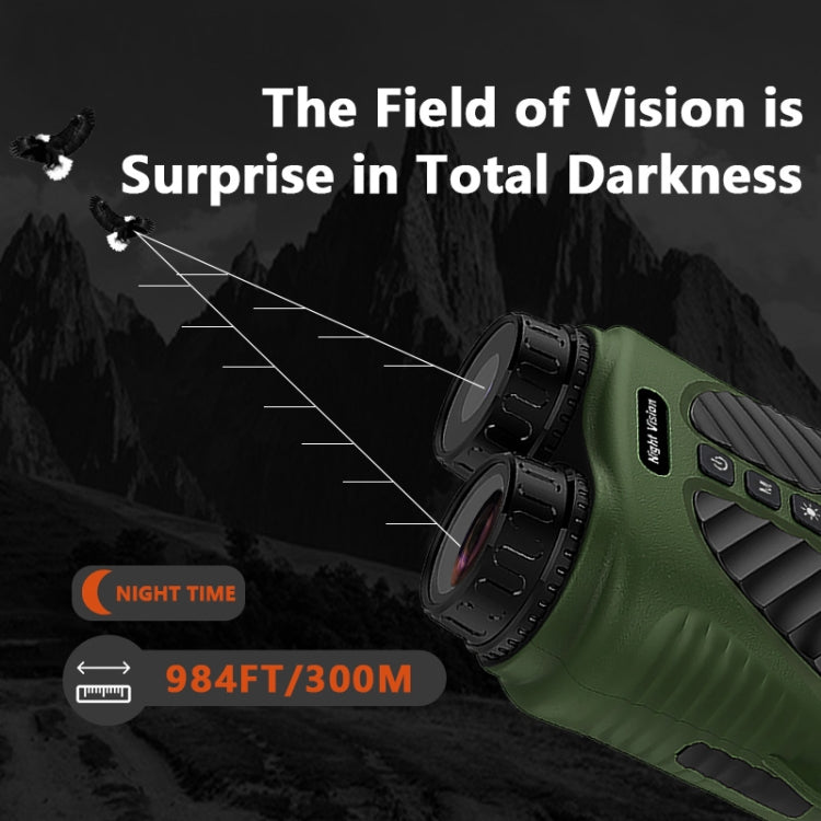 DT39 3 inch IPS Screen Binoculars Digital Binoculars Night Vision(Green)