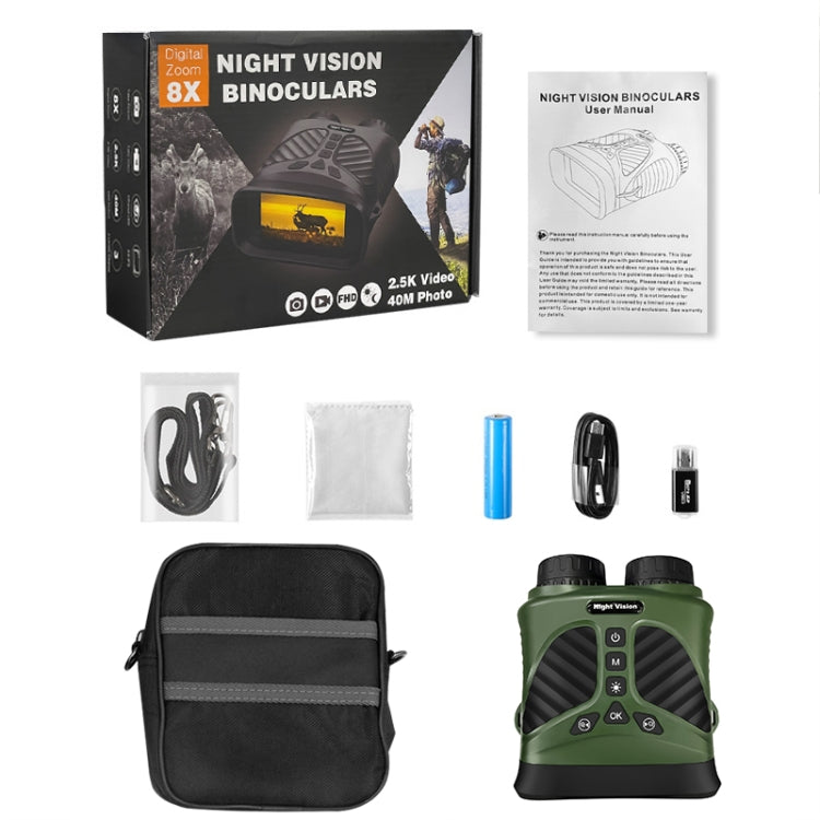DT39 3 inch IPS Screen Binoculars Digital Binoculars Night Vision(Green)