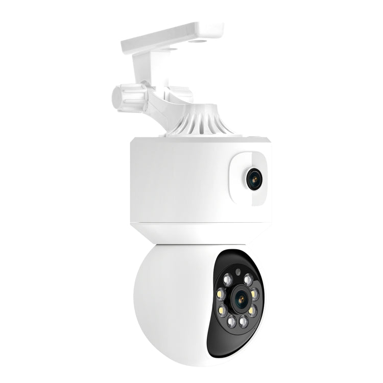 ESCAM QF010 2x2MP Dual Lens Dual Screen Surveillance WiFi Camera Support Two-way Voice & Motion Detection(AU Plug)