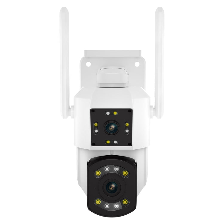 ESCAM PT210 2x3MP Dual Lens Dual Screen Monitor WiFi Camera Support Two-way Voice & Motion Detection & Cloud Storage(EU Plug)