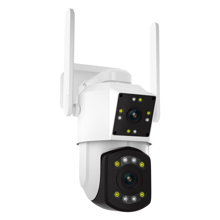 ESCAM PT210 2x3MP Dual Lens Dual Screen Monitor WiFi Camera Support Two-way Voice & Motion Detection & Cloud Storage(AU Plug)