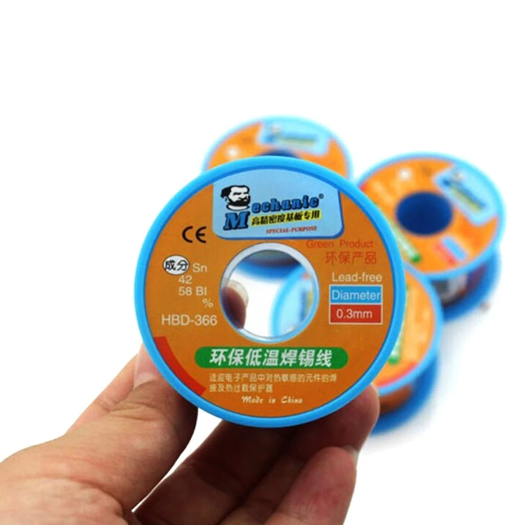 Mechanic HBD-366 40g Tin Solder Wire Lead-Free Solder Melt Rosin Core, Model:0.4mm