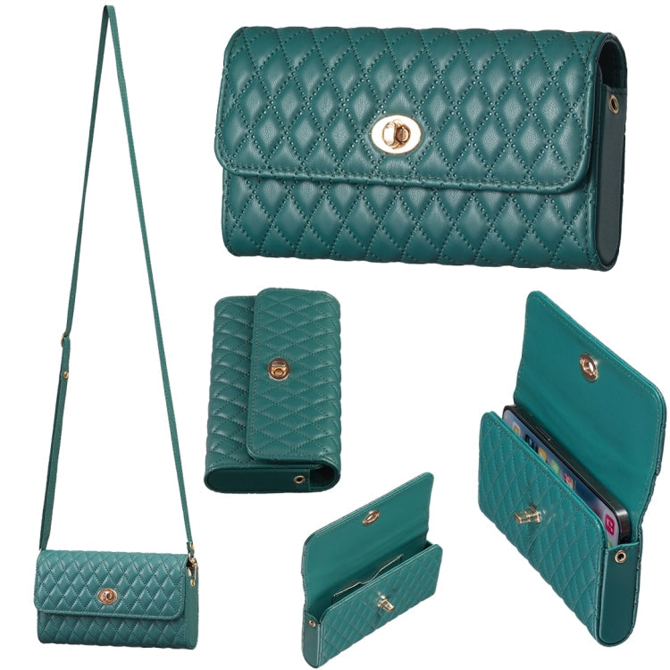 Crossbody PU Horizontal BFB02 Shoulder Bag(Green)