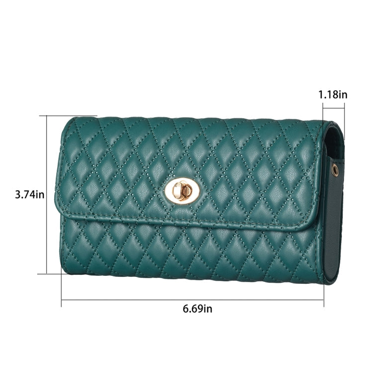 Crossbody PU Horizontal BFB02 Shoulder Bag(Green)