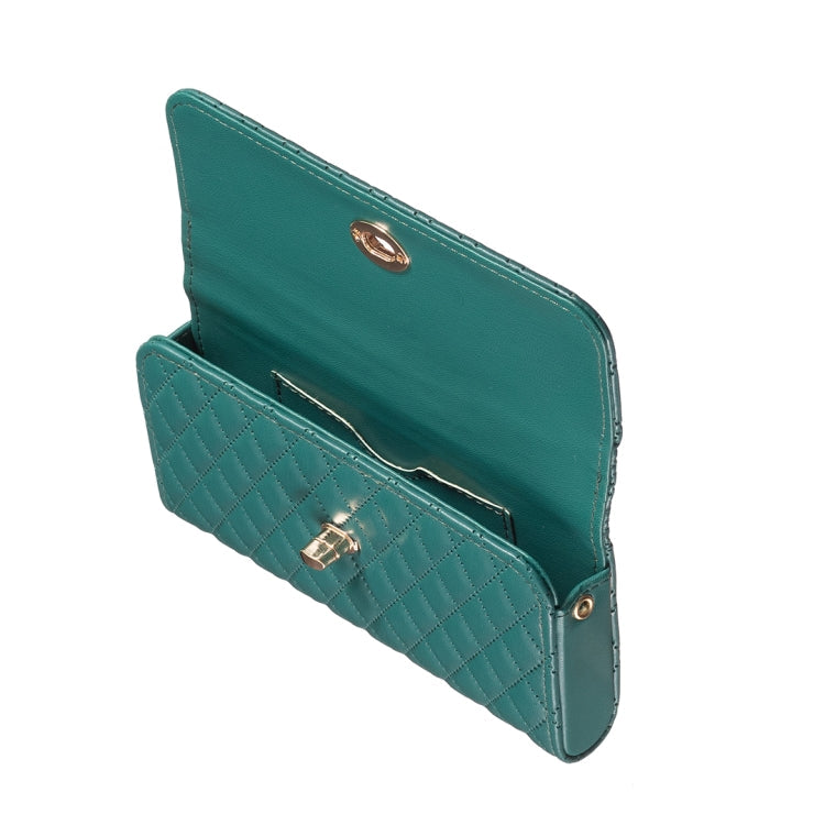 Crossbody PU Horizontal BFB02 Shoulder Bag(Green)