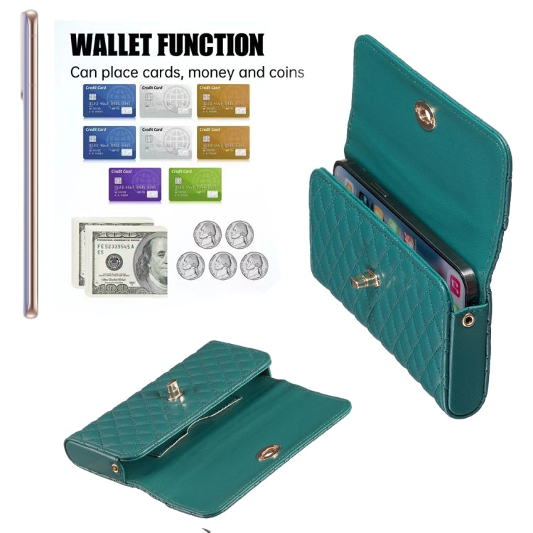 Crossbody PU Horizontal BFB02 Shoulder Bag(Green)