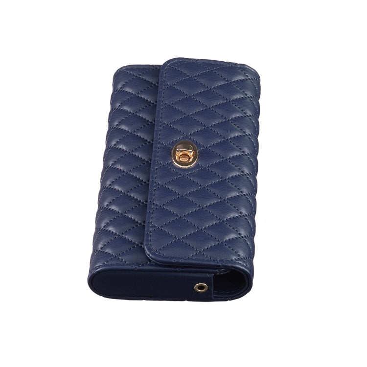 Crossbody PU Horizontal BFB02 Shoulder Bag(Dark Blue)