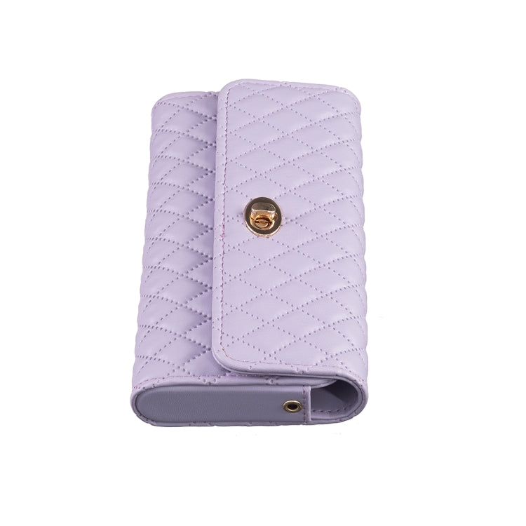 Crossbody PU Horizontal BFB02 Shoulder Bag(Purple)