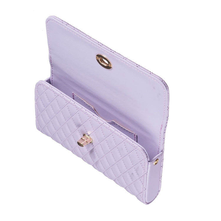 Crossbody PU Horizontal BFB02 Shoulder Bag(Purple)