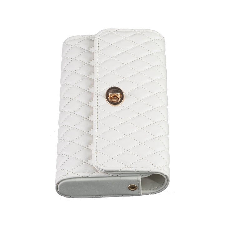 Crossbody PU Horizontal BFB02 Shoulder Bag(White)