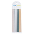 Transparent Strip Color Fluorescent Waterproof Sticky Note Long Strip Index Sticker(007)