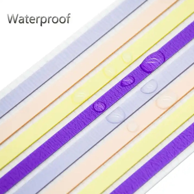 Transparent Strip Color Fluorescent Waterproof Sticky Note Long Strip Index Sticker(001)