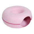Round Wool Felt Cat Litter Tunnel Cat Litter, Size:60x60x27cm(Pink)