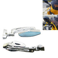 1Pair SF-062 Motorcycle Modified Rearview Mirror Reflective Mirror(Plating Silver)