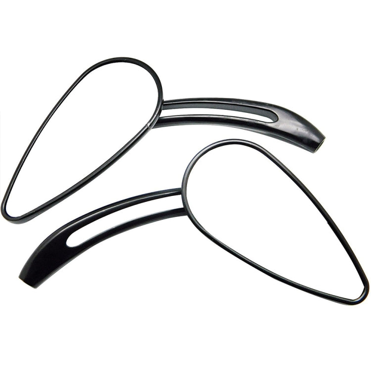 SF104 Motorcycle Modified Retro Rearview Mirror Reflective Mirror(Black)