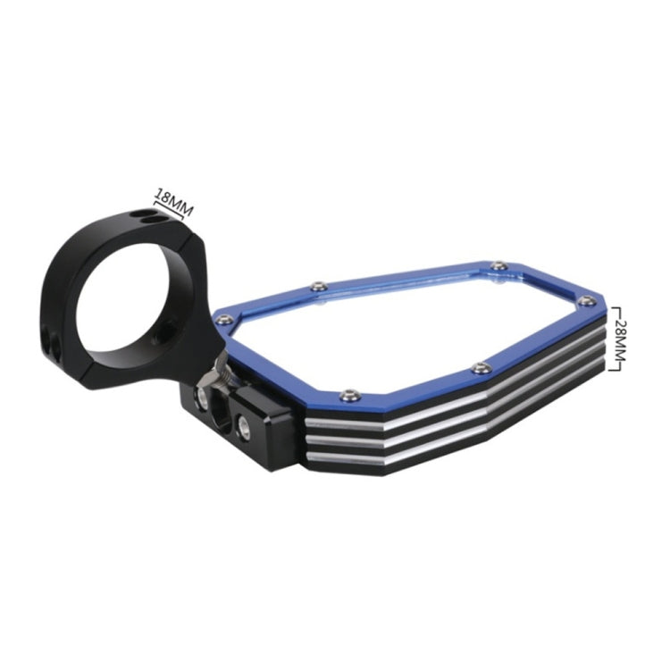 UTV-11 ATV / UTV Offroad Vehicle Rearview Mirror Side Mirror, Tube Diameter:1.75-2 inch Universal(Black)