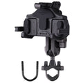 MOTOSLG Crab Motorcycle Phone Clamp Bracket U-Type Headbar Mount(Black)