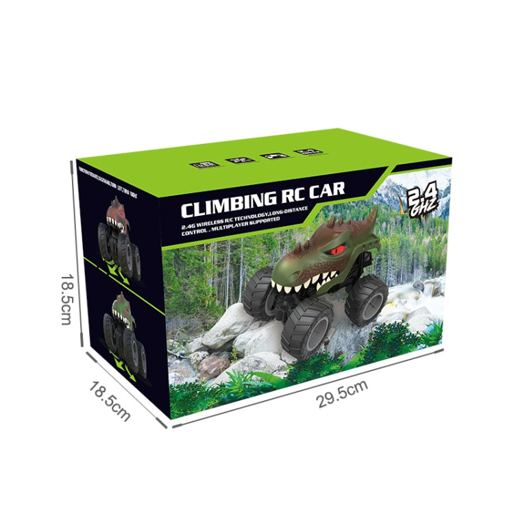 JJR/C Q148 2.4G Dinosaur Climbing Remote Control Car Monster Truck(Dark Brown)