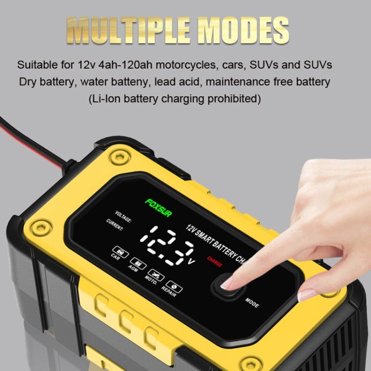 FOXSUR FBC1206E 6A 12V Car / Motorcycle Smart Battery Charger(AU Plug)