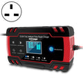 ANHTCzyx 12V 8A  / 24V 4A Automobile Battery Charger Motorcycle Battery Repair Type AGM(UK Plug)