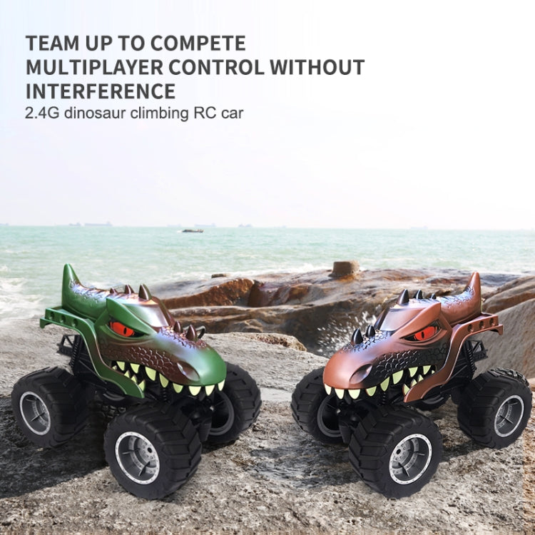 JJR/C Q148 2.4G Remote Control Dinosaur Climbing Car(Green)