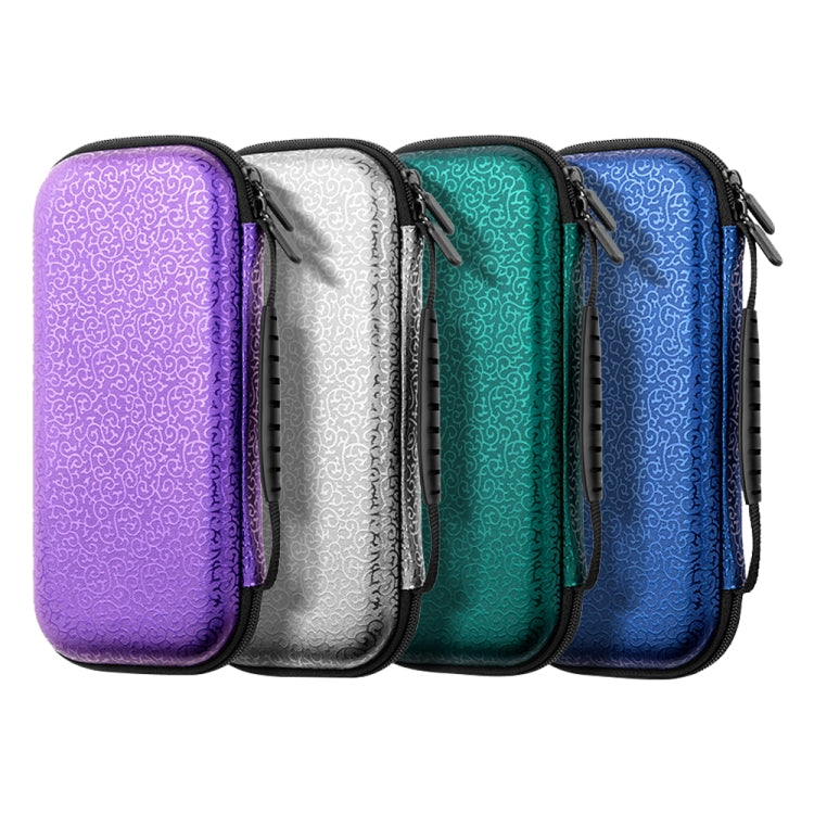 For Nintendo Switch Game Console Dragon Claw Pattern Storage Bag(Silver)