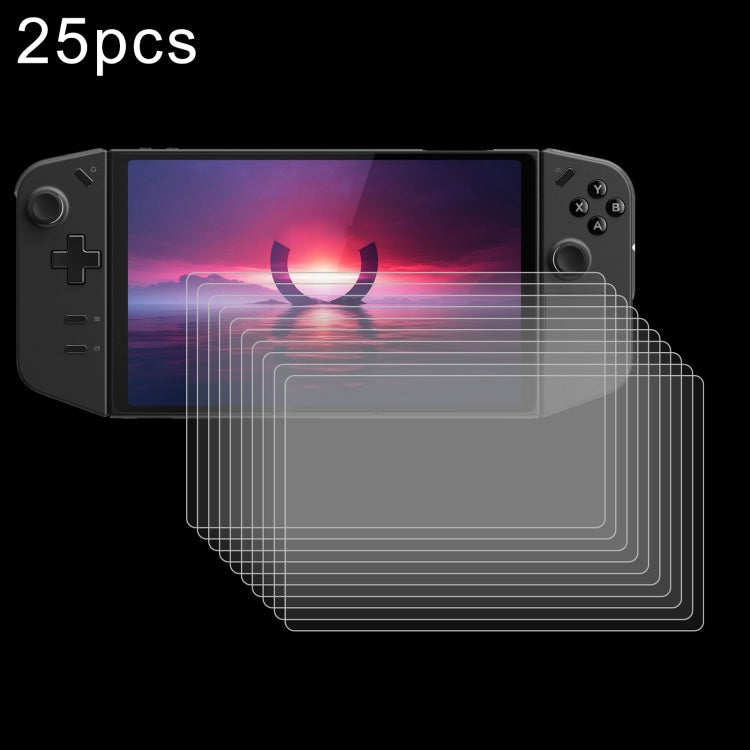 For Lenovo Legion Go/HEADWOLF Titan 8.8 25pcs 9H 0.3mm Explosion-proof Tempered Glass Film