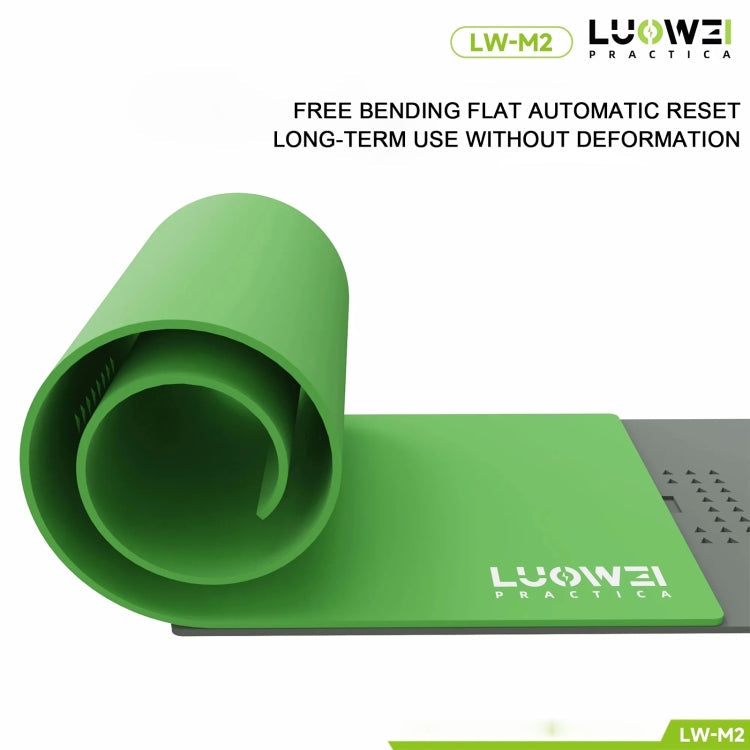 Luowei LW-M2 Multi-function Microscope Repair Silicone Pad Tin Planting Platform(Grey)