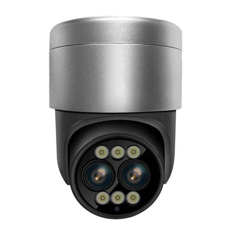 ESCAM G03 2x4MP Dual Lens Zoom 8X Dual Light Source WiFi Camera Support Two-way Voice & Motion Detection(US Plug)