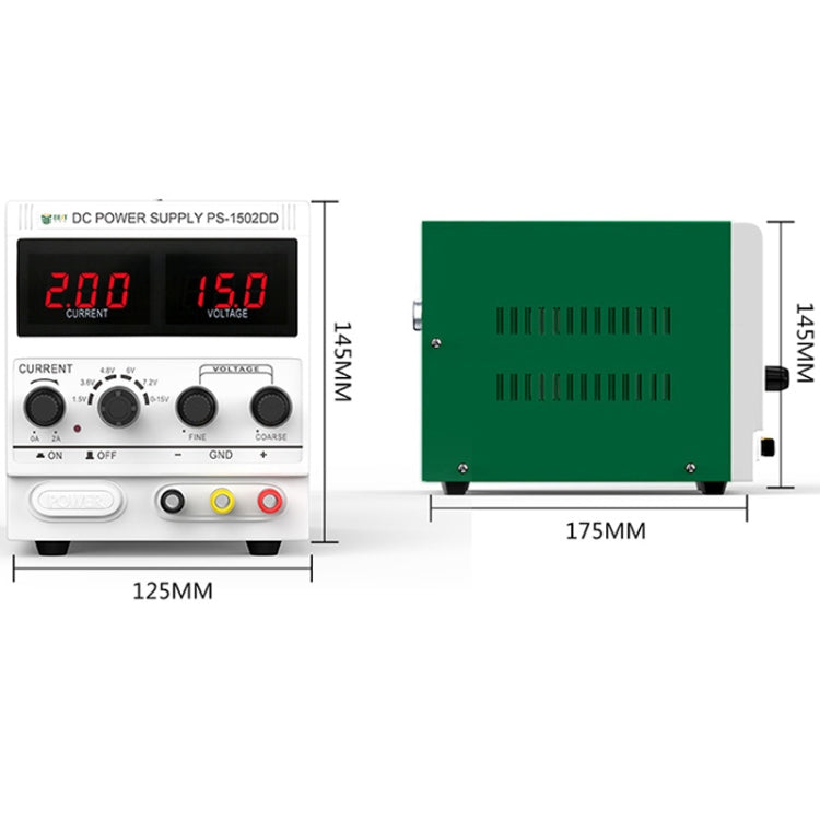 BEST 1502DD 15V / 2A Digital Display DC Regulated Power Supply, 110V US Plug