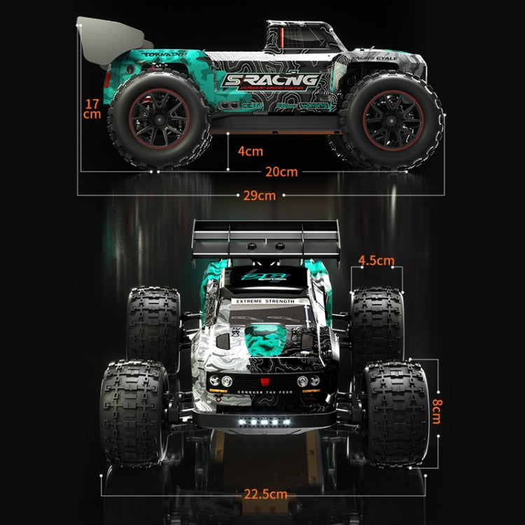 JJR/C Q146 Electric 4WD Alloy Short Card Off-Road Remote Control Car(Green)